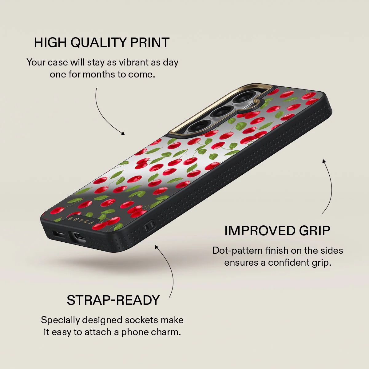 Afternoon Treat - Cherry Samsung Galaxy S26 Case - Image 45