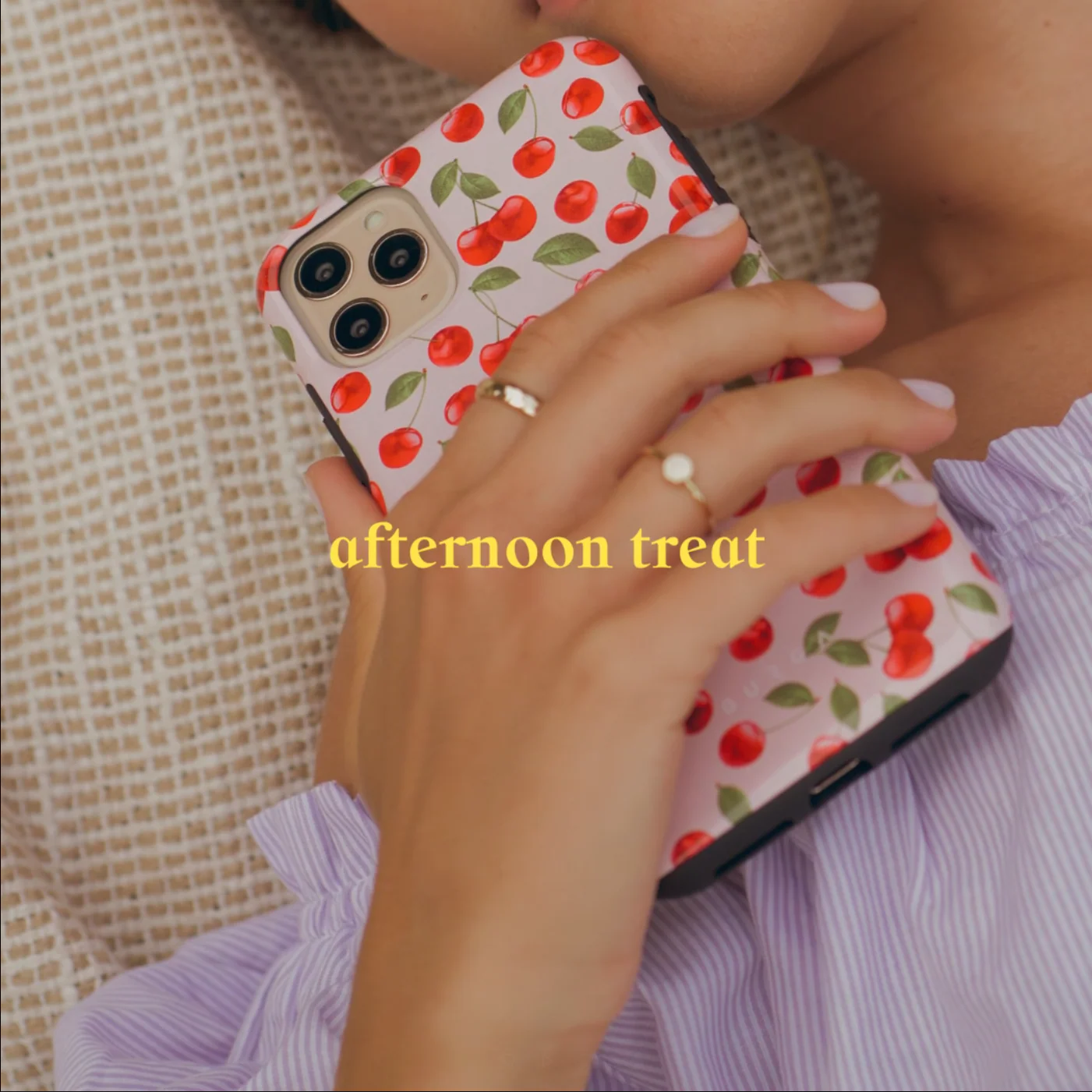 Afternoon Treat - Cherry Samsung Galaxy S26 Case - Image 64