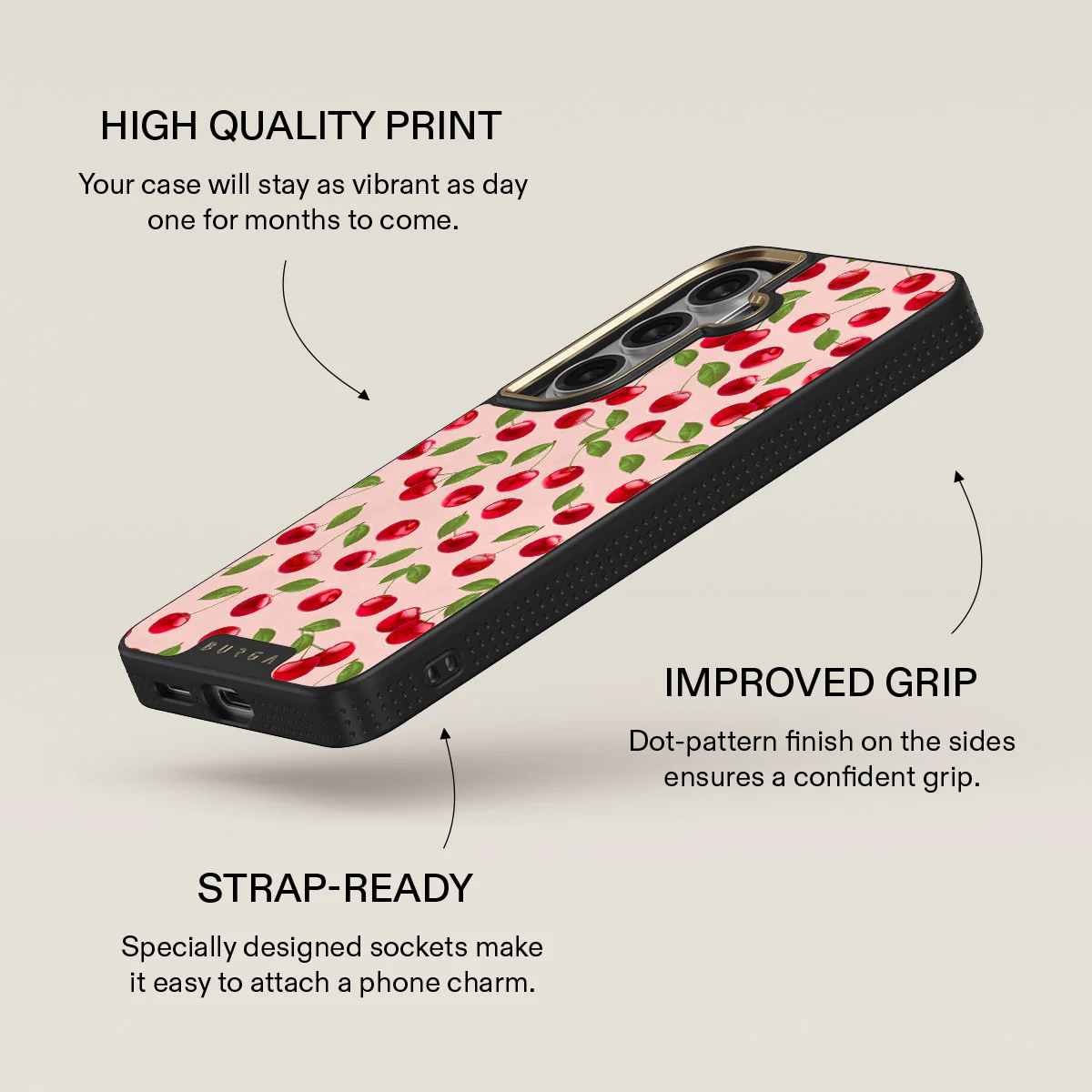 Afternoon Treat - Cherry Samsung Galaxy S26 Case - Image 9