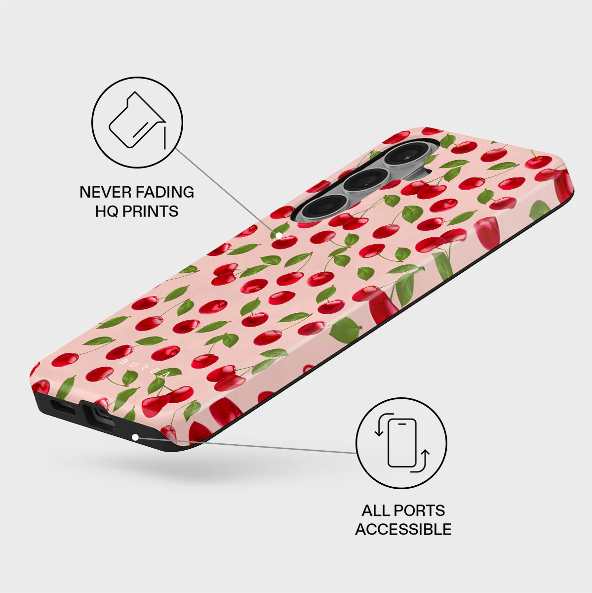 Afternoon Treat - Cherry Samsung Galaxy S26 Plus Case - Image 3