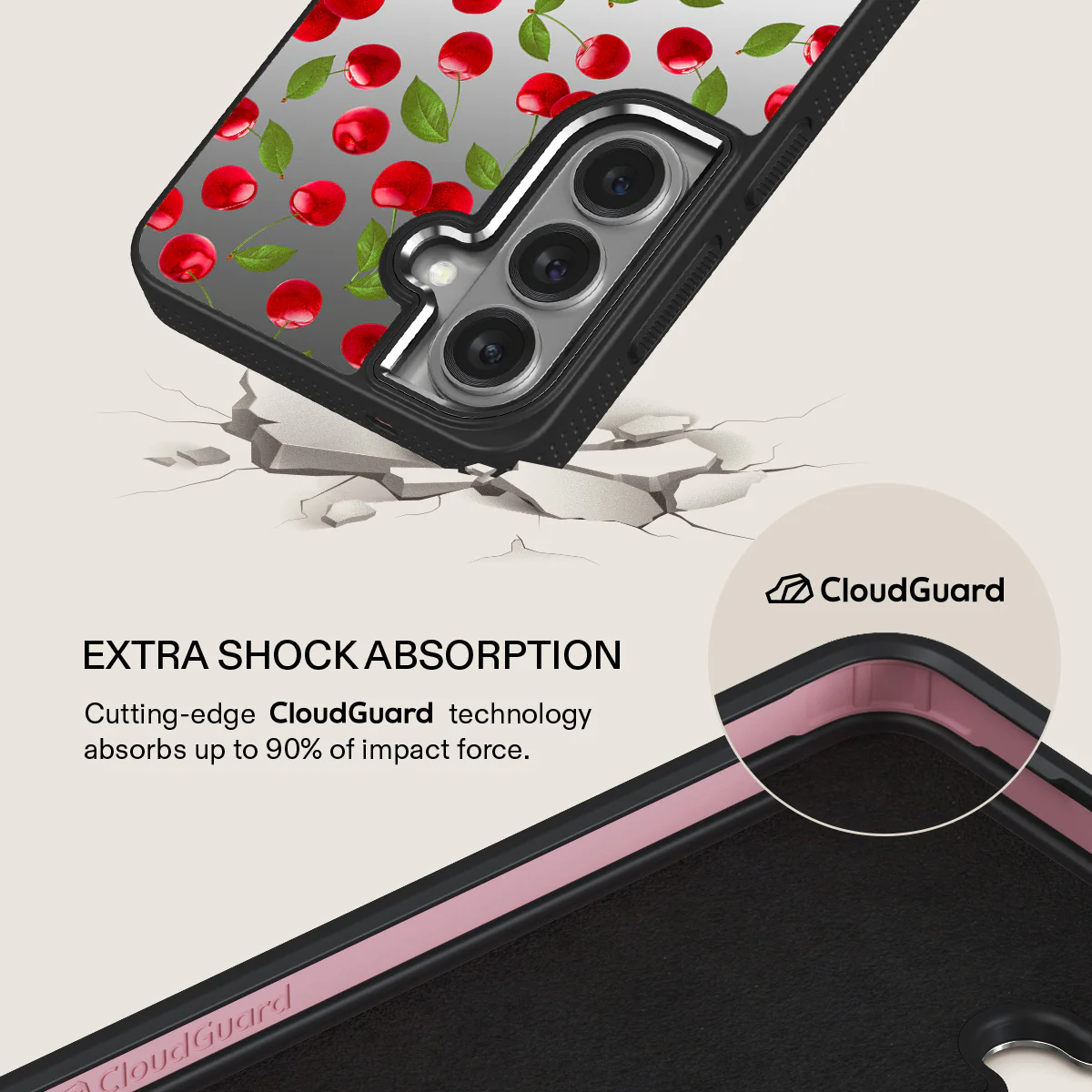 Afternoon Treat - Cherry Samsung Galaxy S26 Plus Case - Image 50