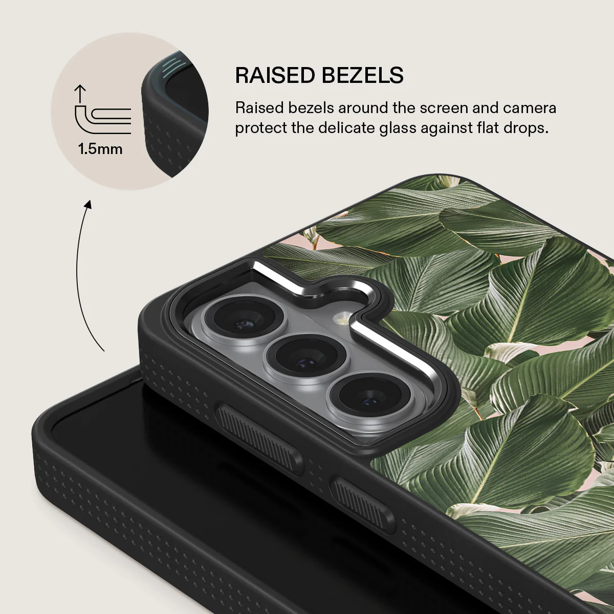 So Lush - Bannana Leaves Samsung Galaxy S26 Plus Case - Image 15