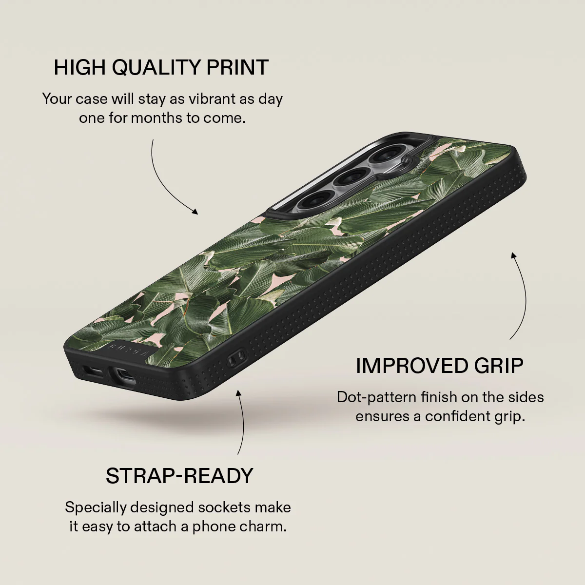 So Lush - Bannana Leaves Samsung Galaxy S26 Plus Case - Image 16