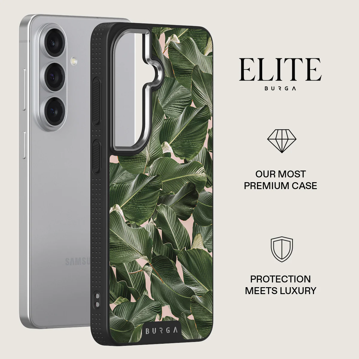 So Lush - Bannana Leaves Samsung Galaxy S26 Plus Case - Image 20