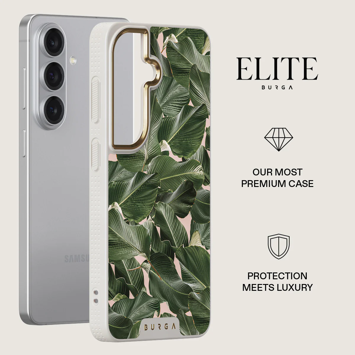 So Lush - Bannana Leaves Samsung Galaxy S26 Plus Case - Image 27