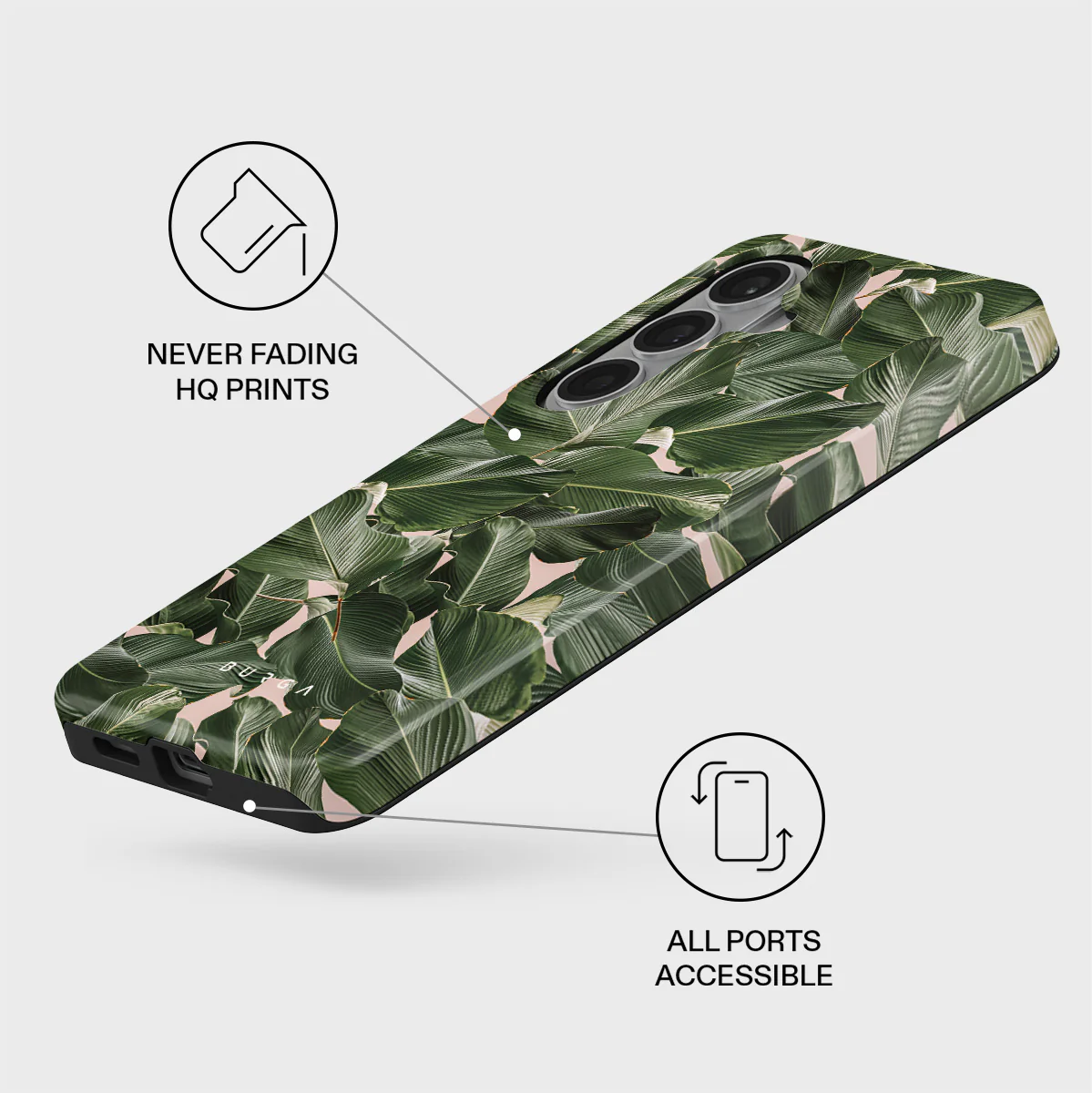 So Lush - Bannana Leaves Samsung Galaxy S26 Plus Case - Image 3