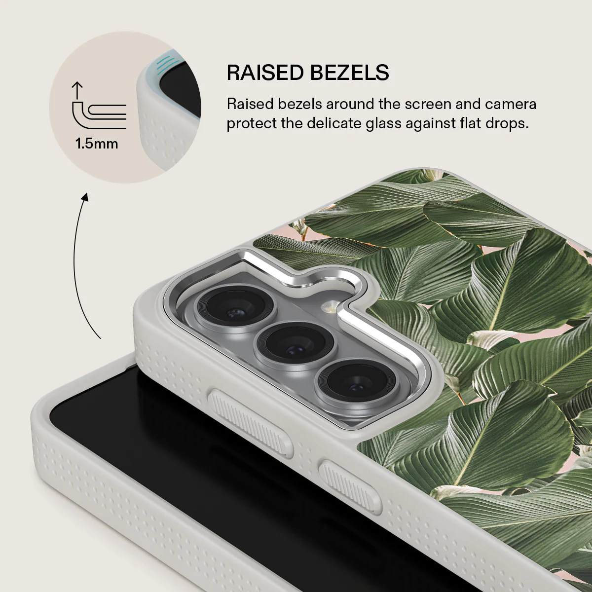 So Lush - Bannana Leaves Samsung Galaxy S26 Plus Case - Image 36