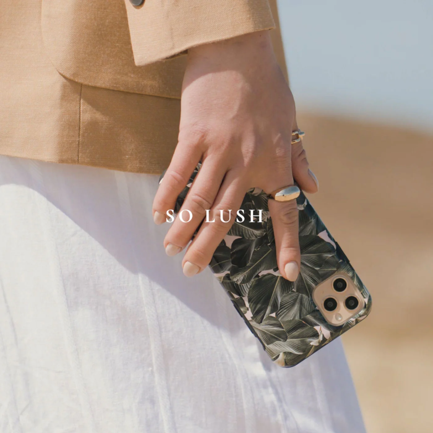 So Lush - Bannana Leaves Samsung Galaxy S26 Plus Case - Image 40