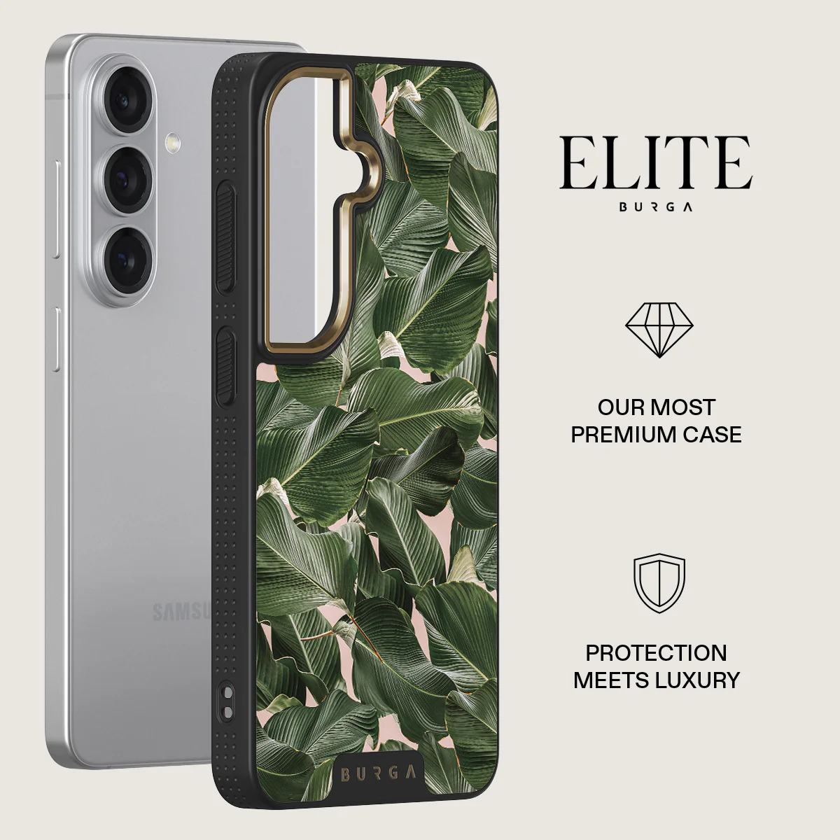 So Lush - Bannana Leaves Samsung Galaxy S26 Plus Case - Image 6