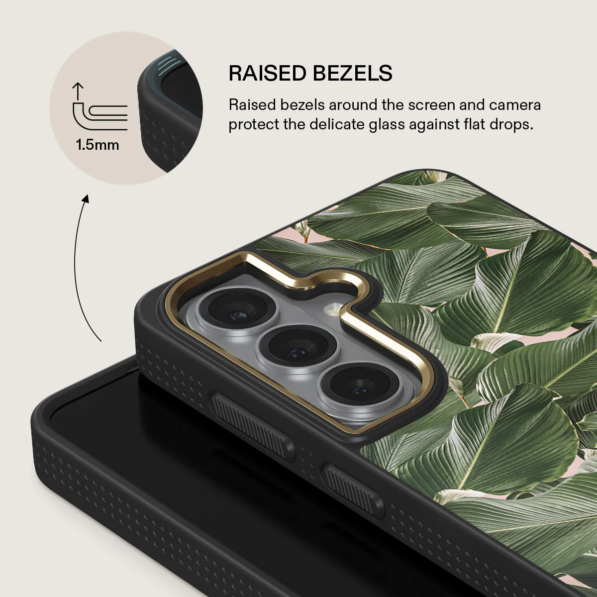 So Lush - Bannana Leaves Samsung Galaxy S26 Plus Case - Image 8