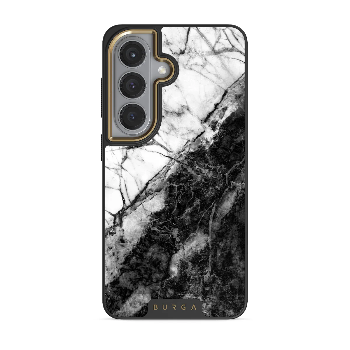 Fatal Contradiction - Black & White Marble Samsung Galaxy S26 Case - Image 5