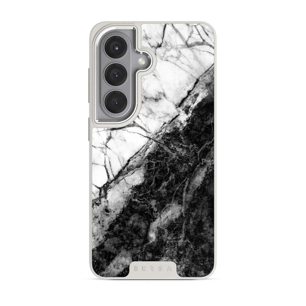 Fatal Contradiction - Black & White Marble Samsung Galaxy S26 Plus Case - Image 33