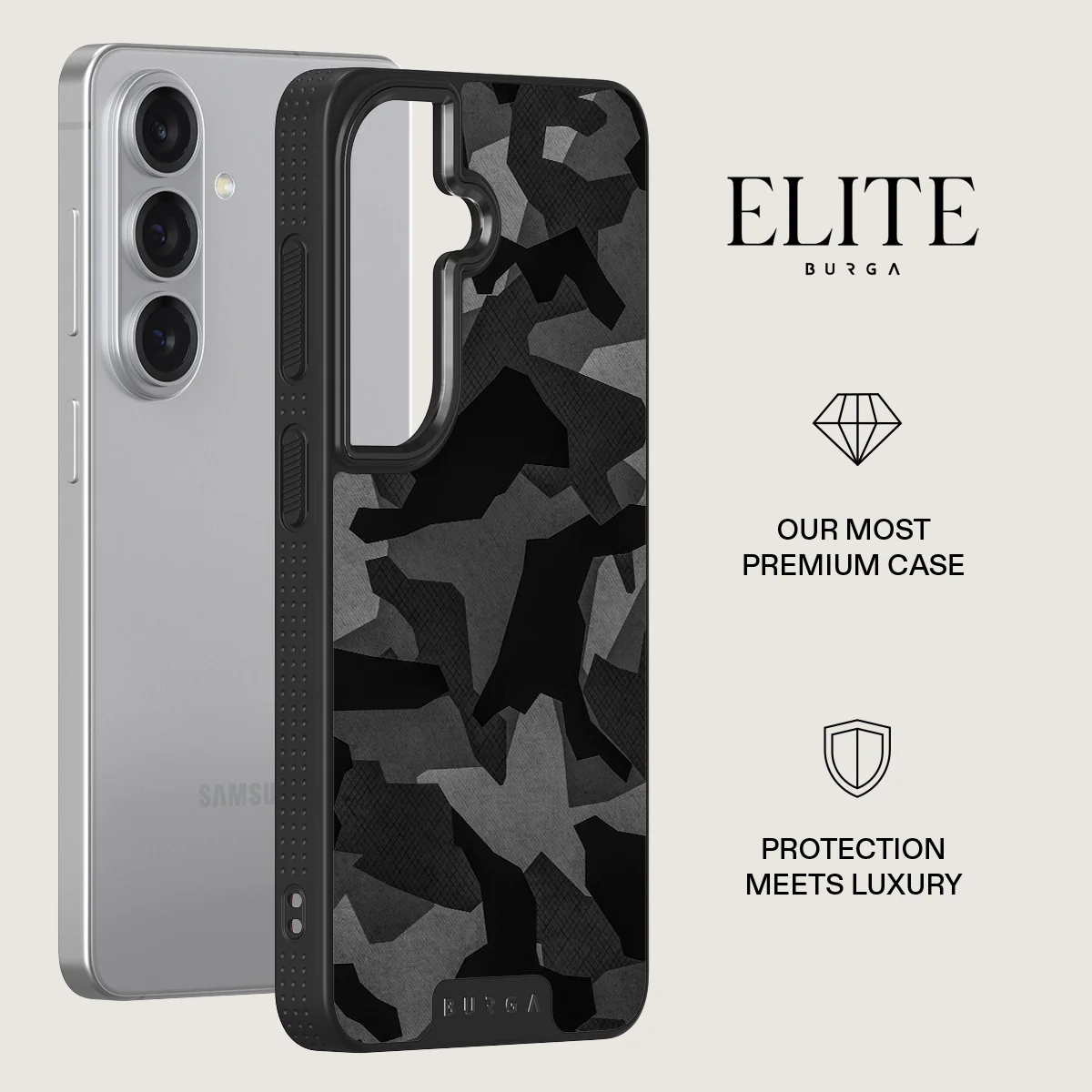 Night Black Camouflage - Samsung Galaxy S26 Case - Image 13