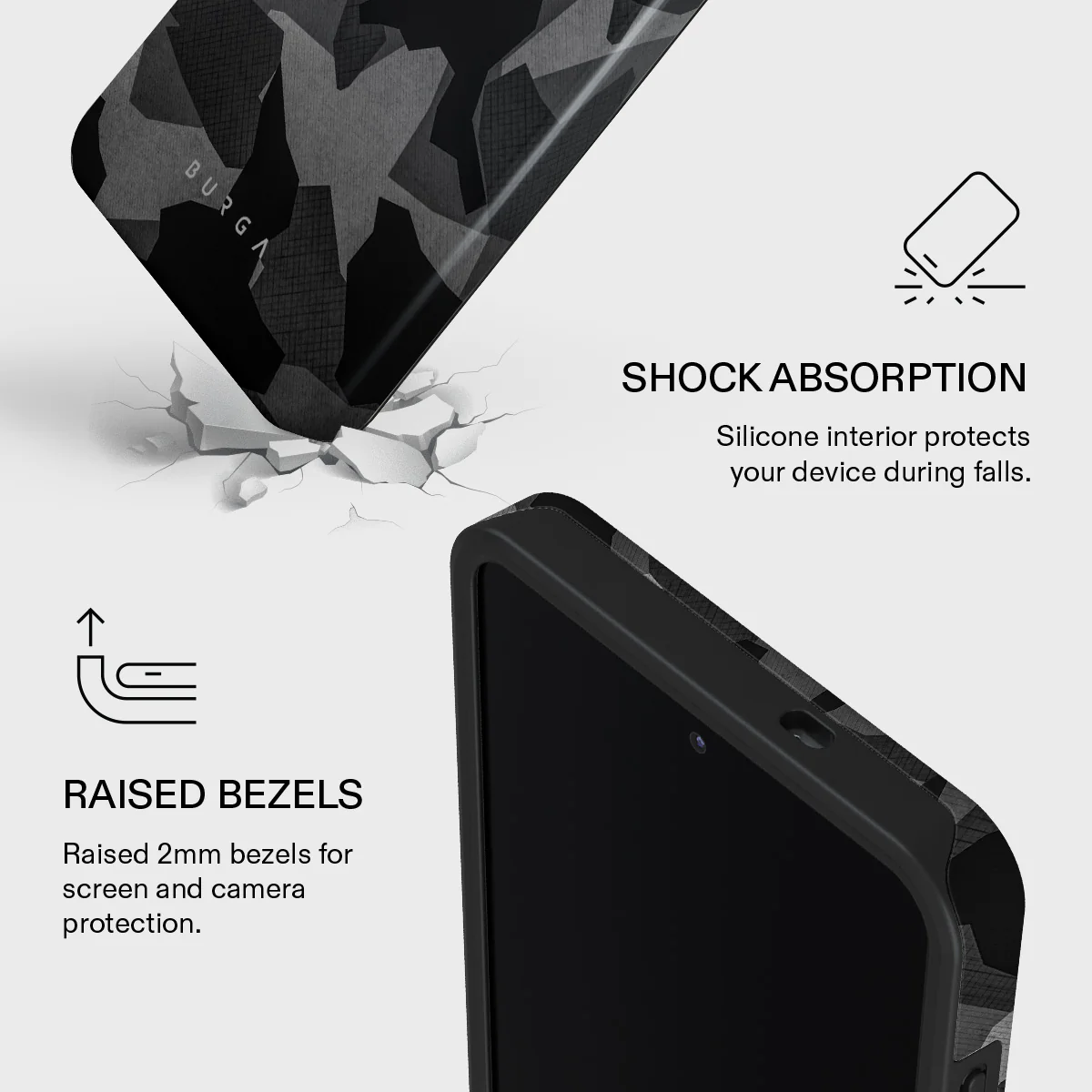 Night Black Camouflage - Samsung Galaxy S26 Case - Image 4
