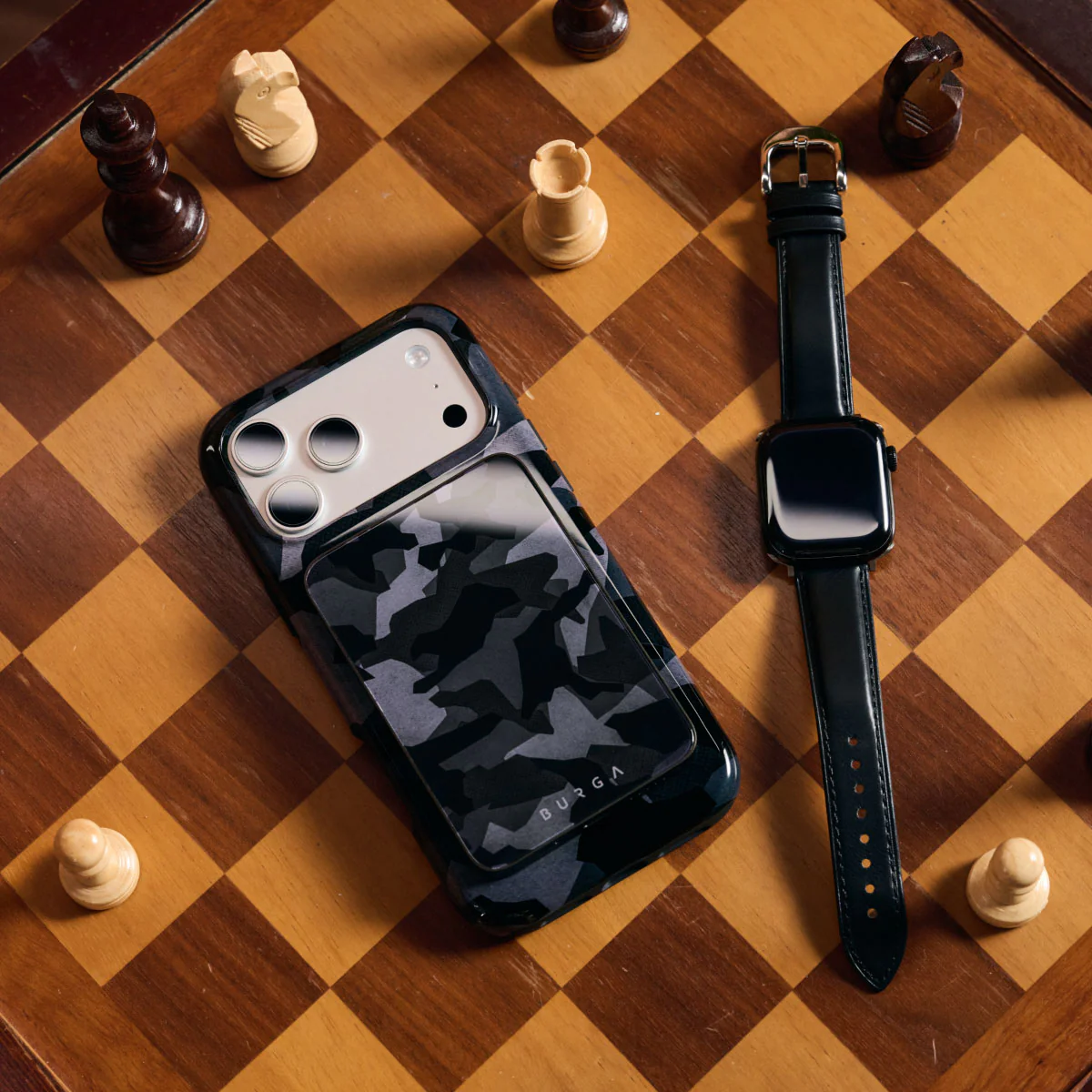 Night Black Camouflage - Samsung Galaxy S26 Case - Image 45