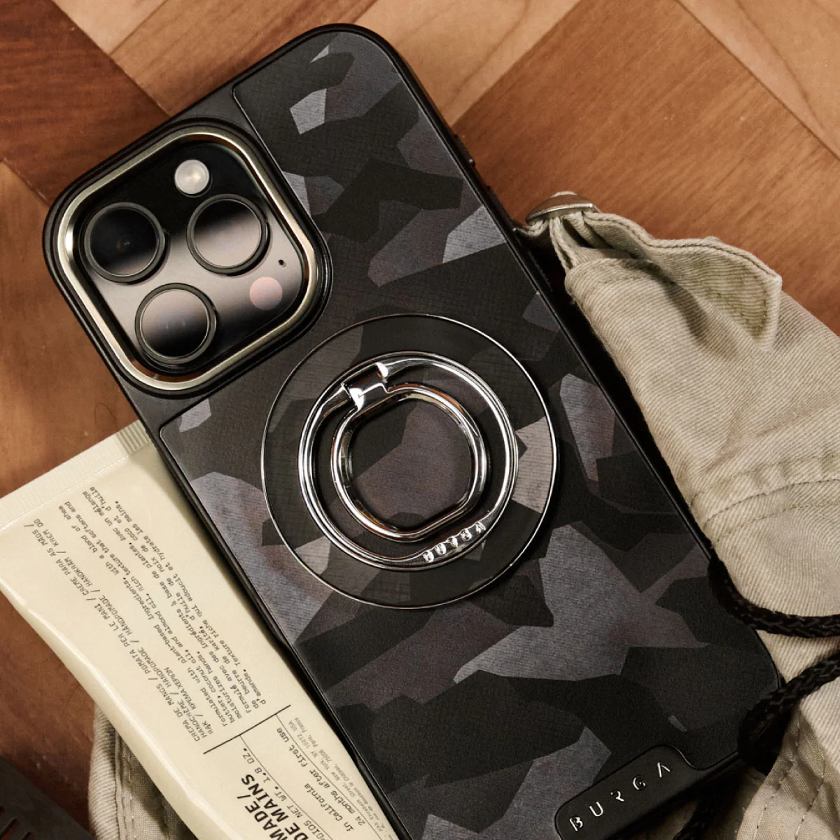 Night Black Camouflage - Samsung Galaxy S26 Case - Image 46