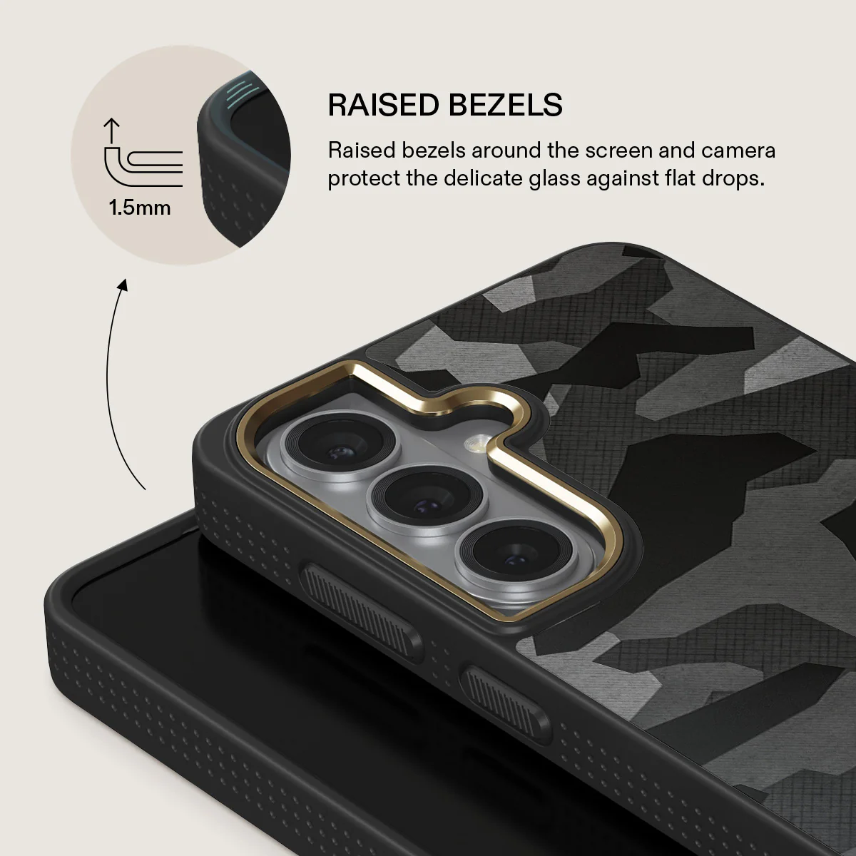 Night Black Camouflage - Samsung Galaxy S26 Case - Image 8