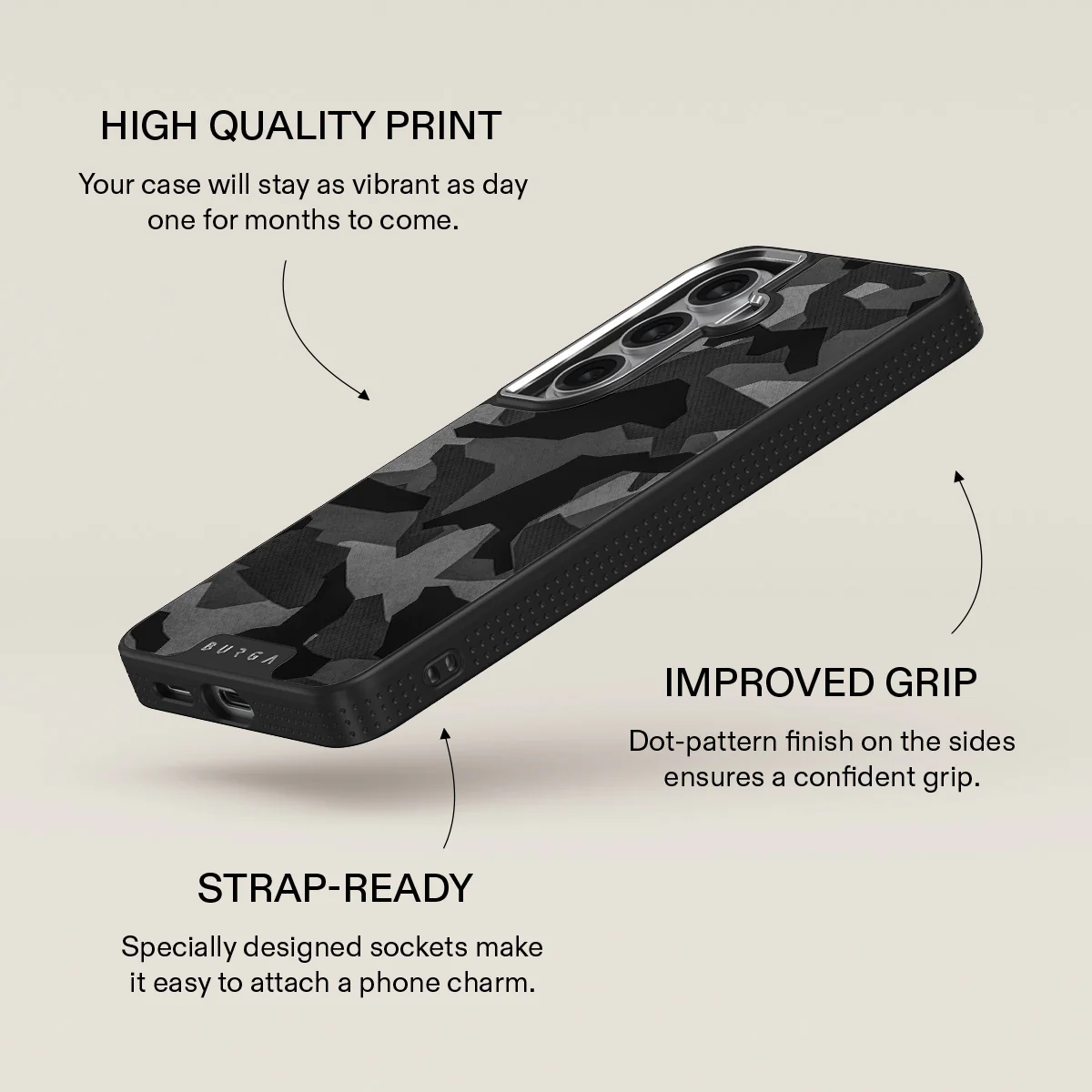 Night Black Camouflage - Samsung Galaxy S26 Plus Case - Image 23