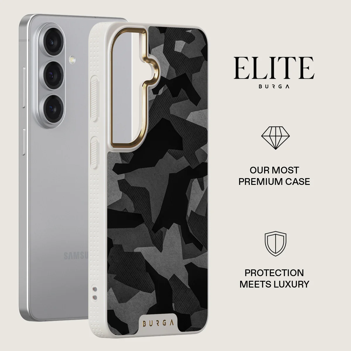 Night Black Camouflage - Samsung Galaxy S26 Plus Case - Image 27