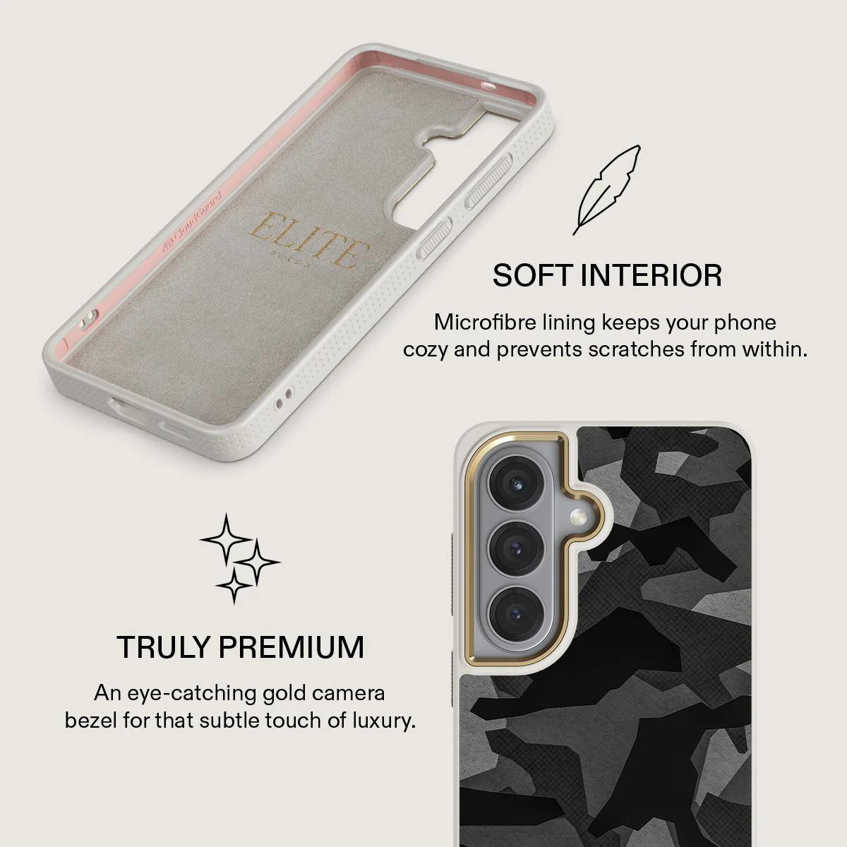 Night Black Camouflage - Samsung Galaxy S26 Plus Case - Image 31