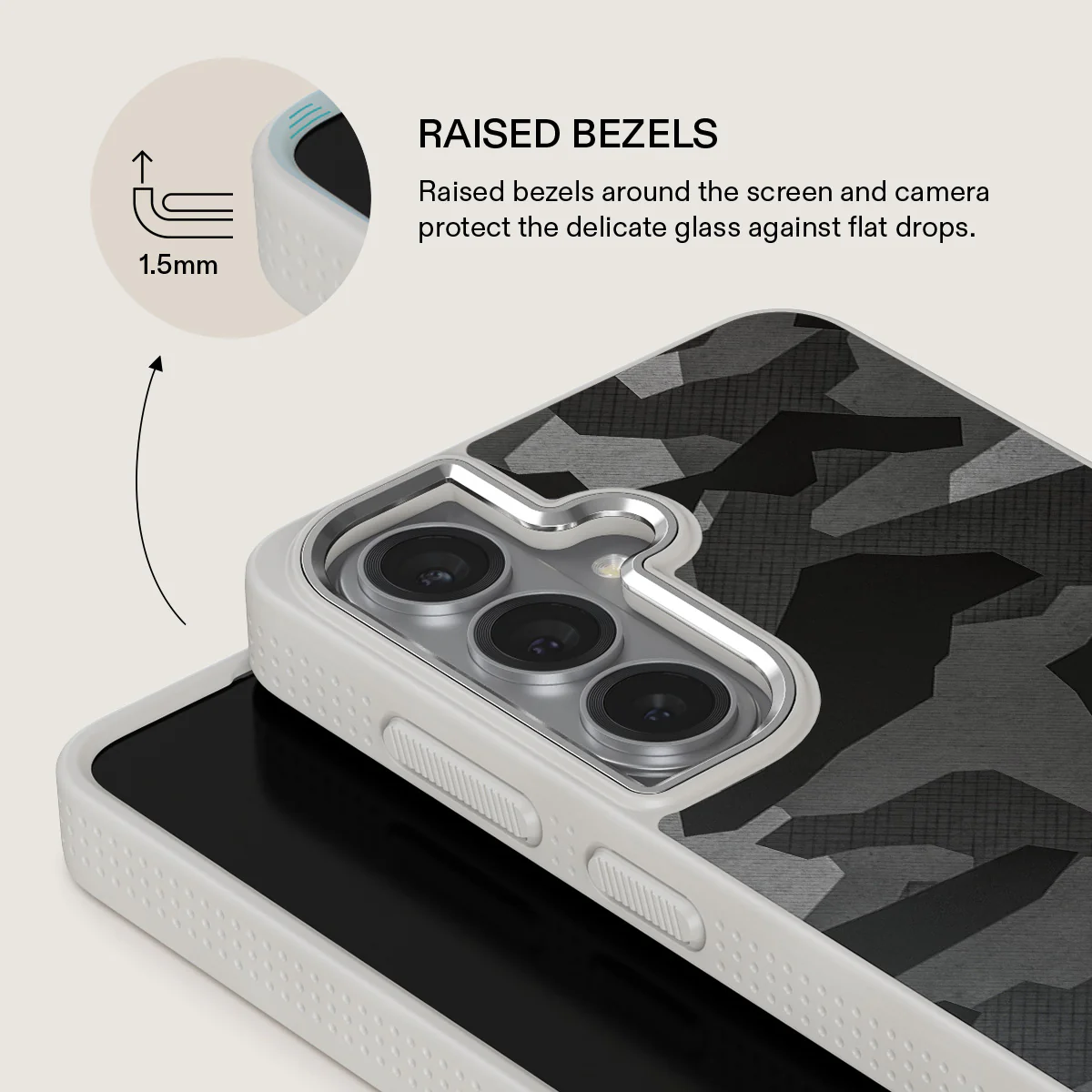 Night Black Camouflage - Samsung Galaxy S26 Plus Case - Image 36