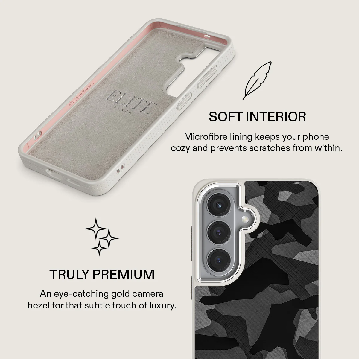 Night Black Camouflage - Samsung Galaxy S26 Plus Case - Image 38