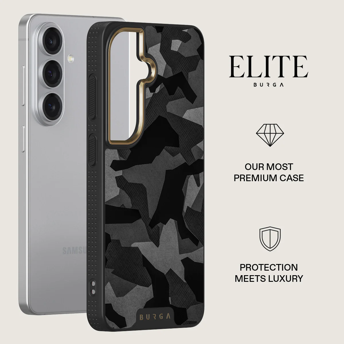 Night Black Camouflage - Samsung Galaxy S26 Plus Case - Image 6