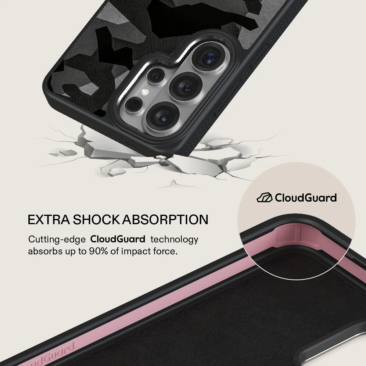 Night Black Camouflage - Samsung Galaxy S26 Ultra Case - Image 14