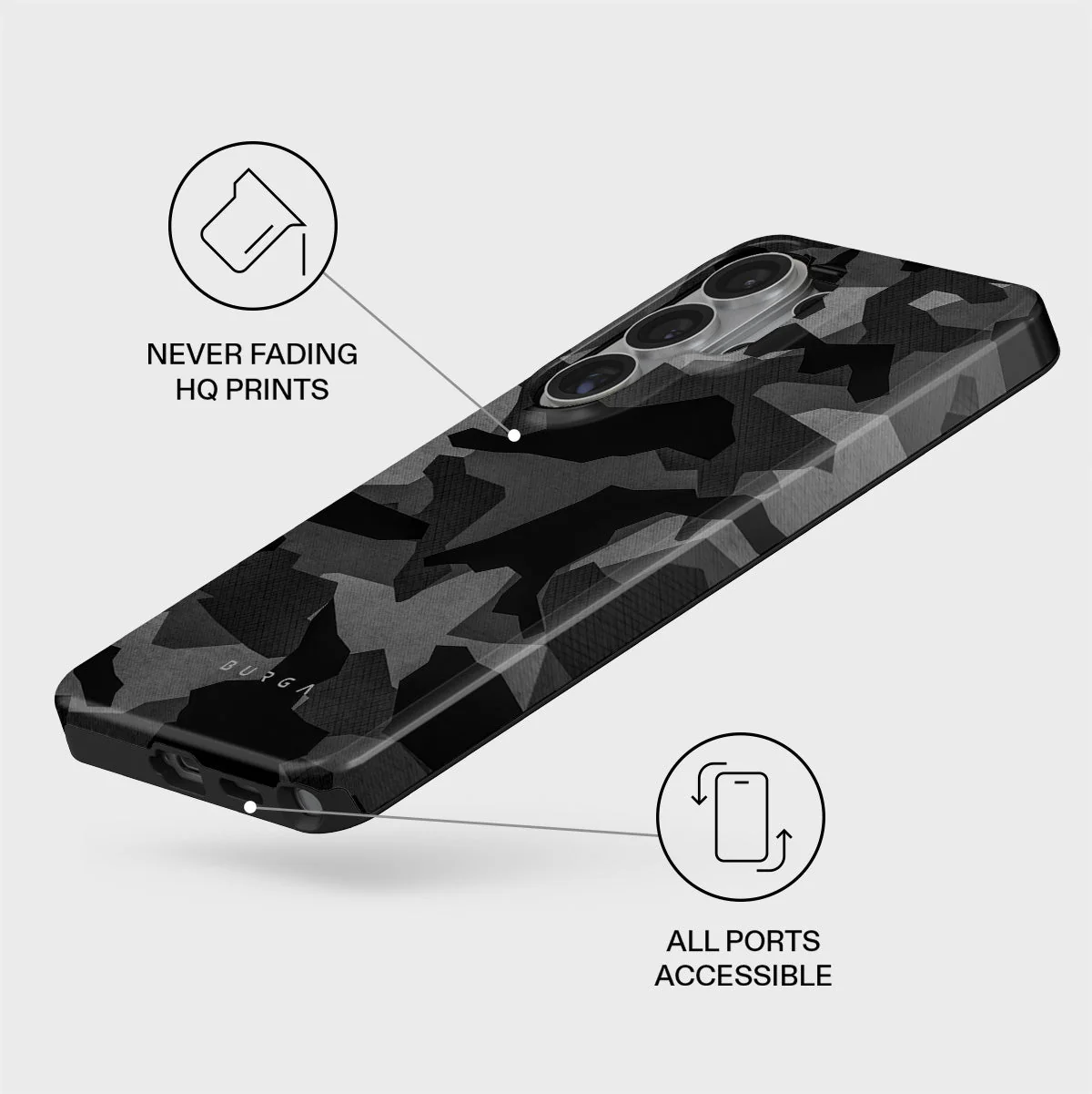 Night Black Camouflage - Samsung Galaxy S26 Ultra Case - Image 3
