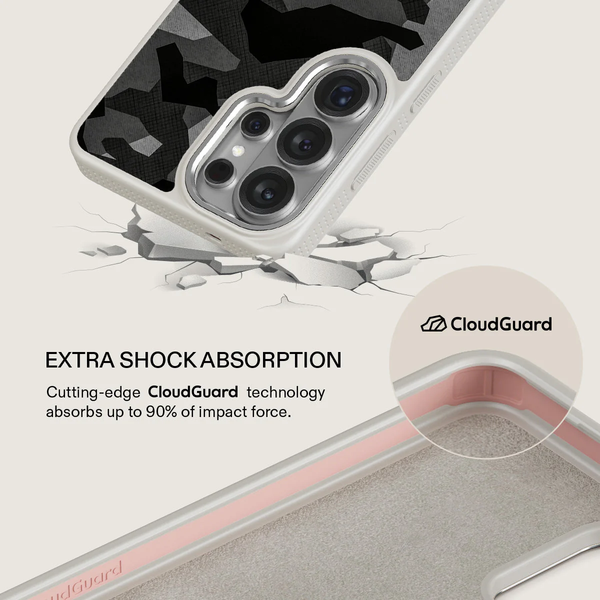 Night Black Camouflage - Samsung Galaxy S26 Ultra Case - Image 35