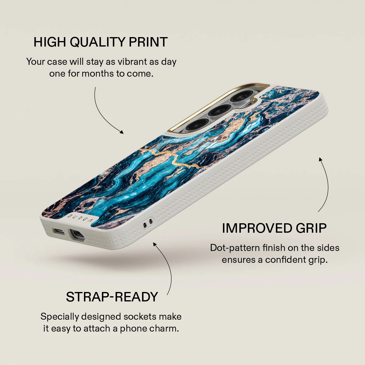 Mystic River - Blue Marble Samsung Galaxy S26 Plus Case - Image 30