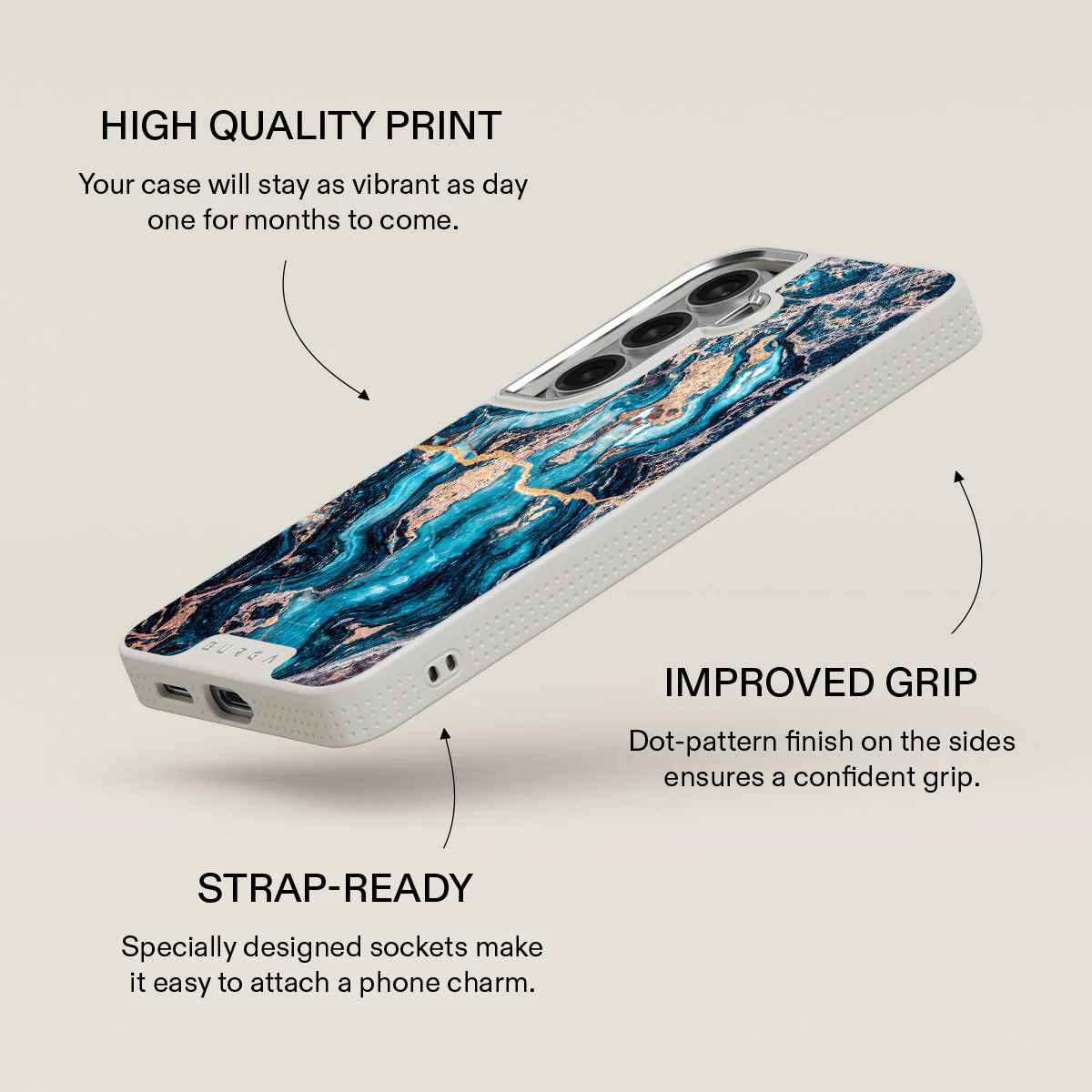 Mystic River - Blue Marble Samsung Galaxy S26 Plus Case - Image 37