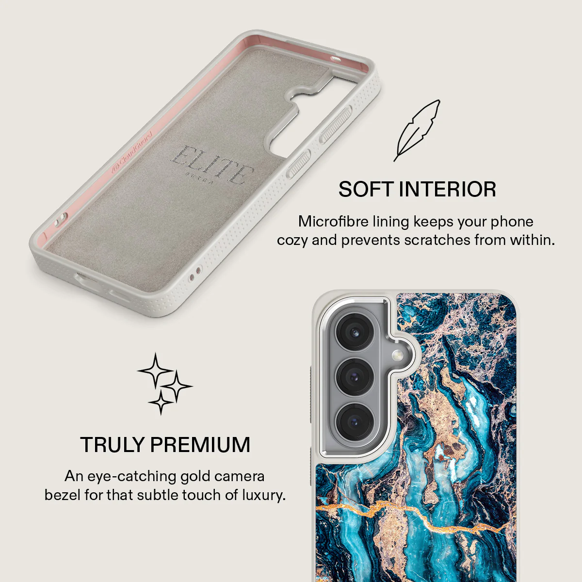 Mystic River - Blue Marble Samsung Galaxy S26 Plus Case - Image 38