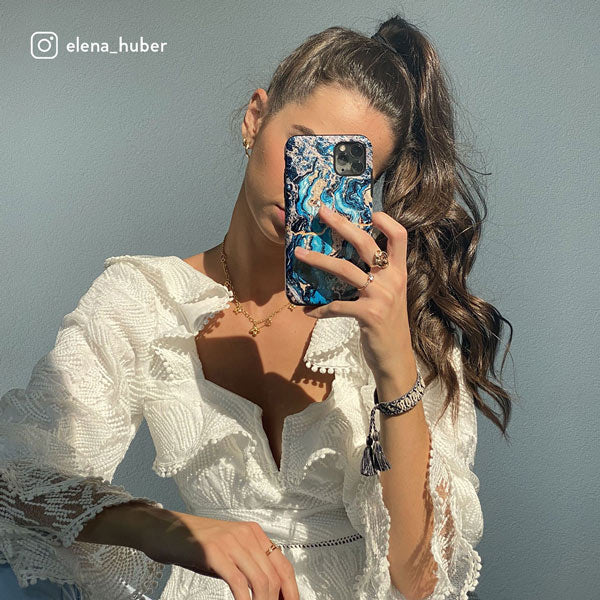 Mystic River - Blue Marble Samsung Galaxy S26 Plus Case - Image 48