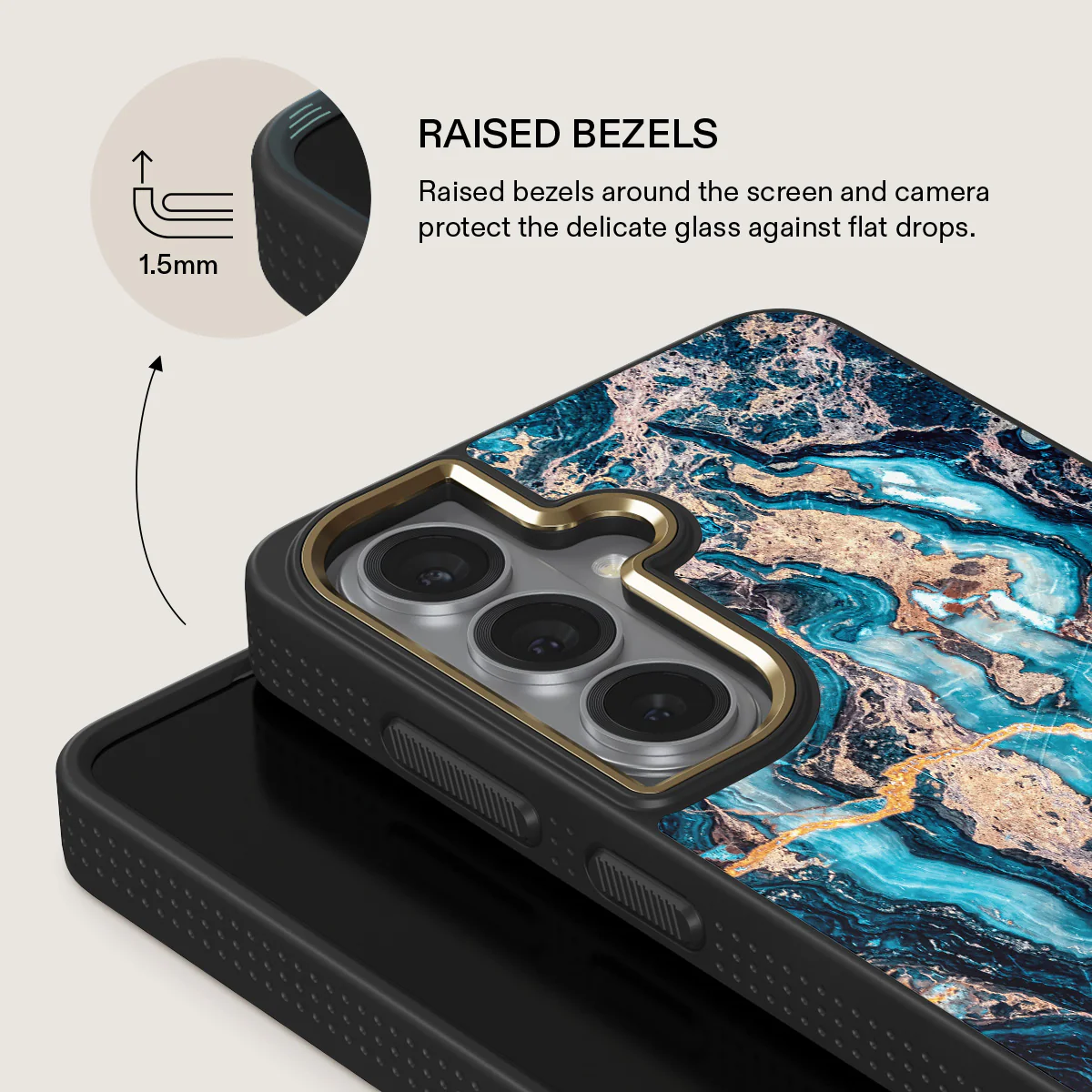 Mystic River - Blue Marble Samsung Galaxy S26 Plus Case - Image 8