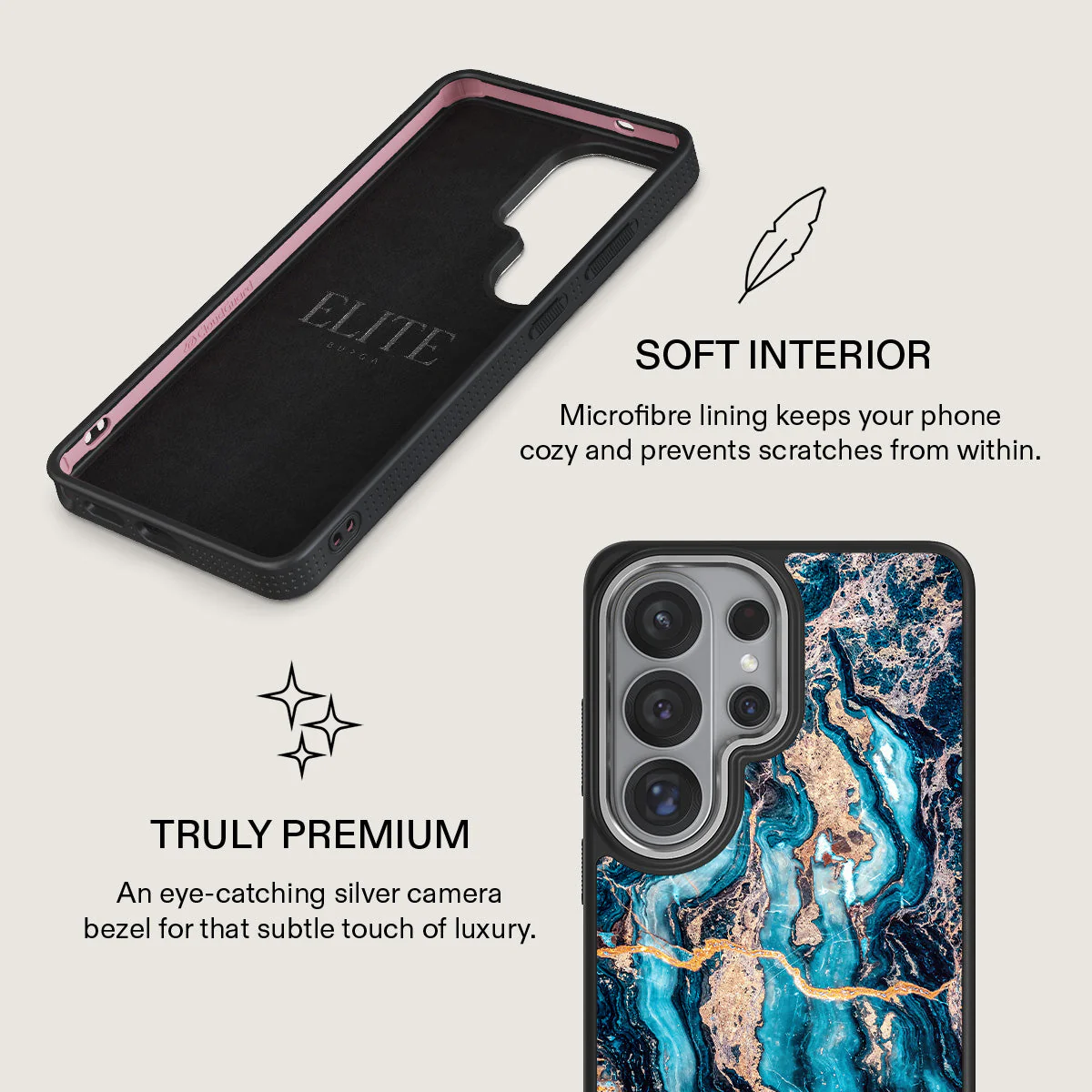 Mystic River - Blue Marble Samsung Galaxy S26 Ultra Case - Image 24