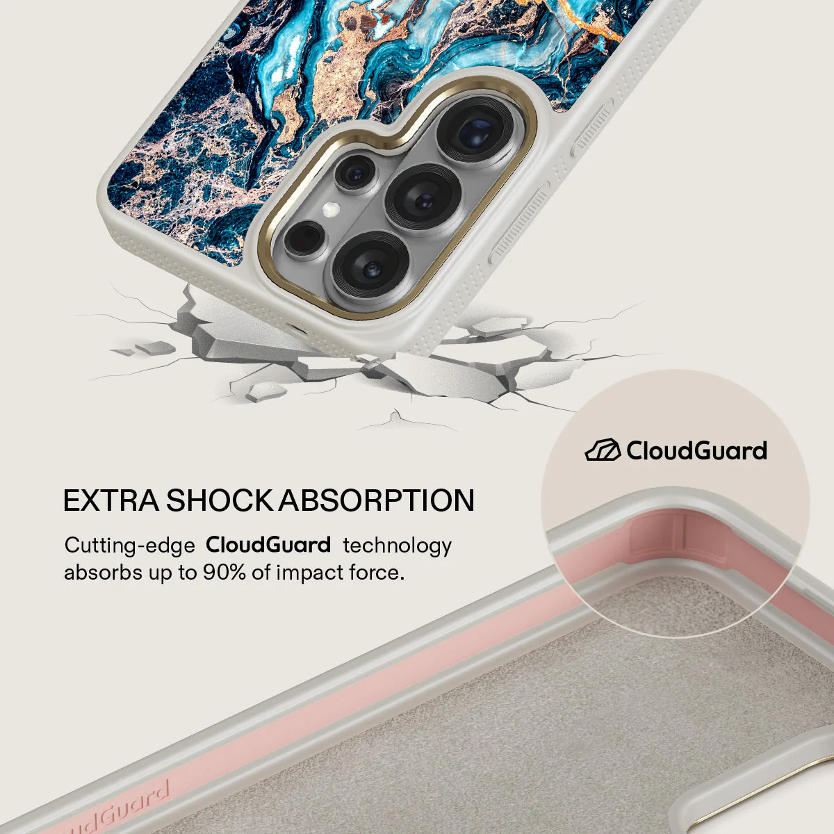 Mystic River - Blue Marble Samsung Galaxy S26 Ultra Case - Image 28