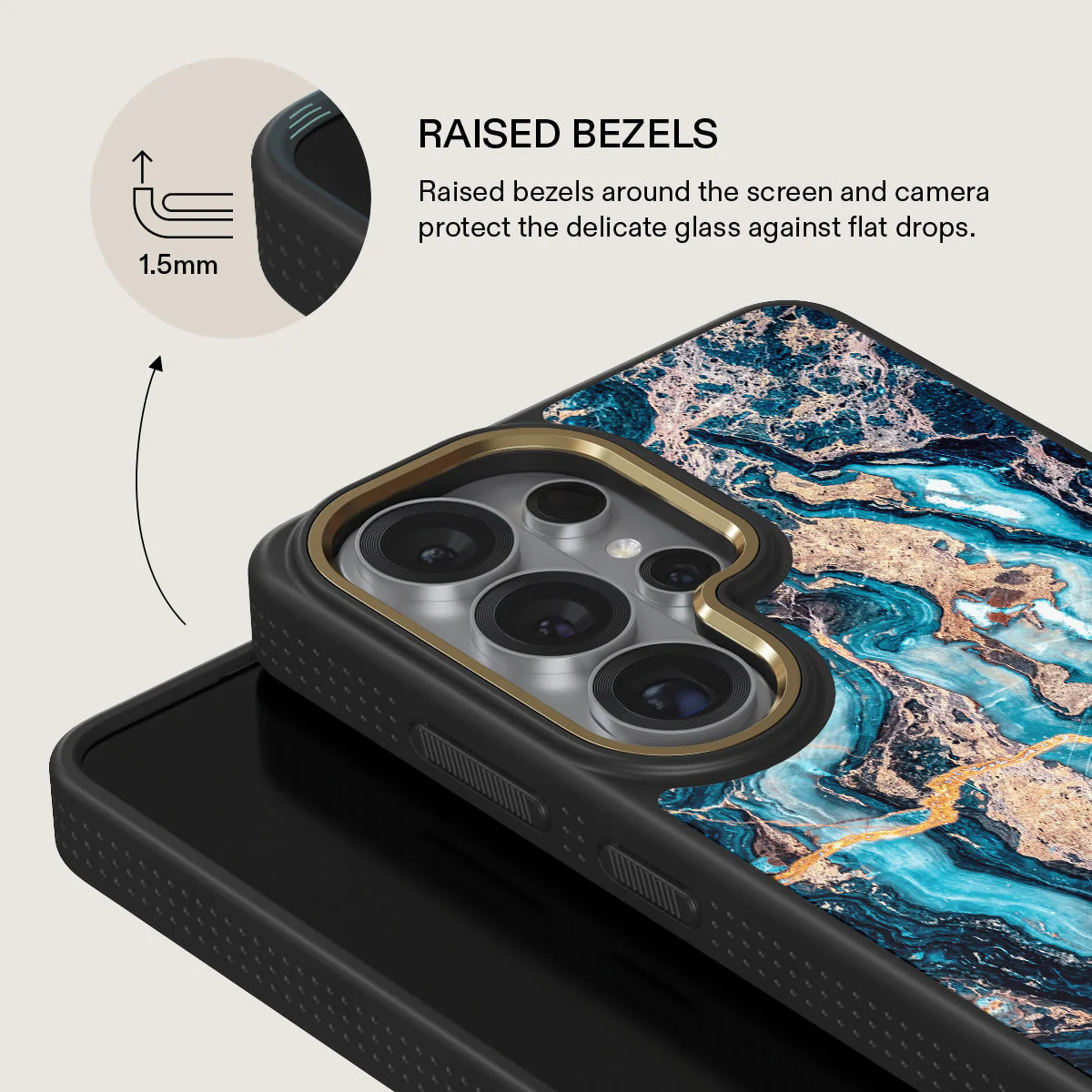 Mystic River - Blue Marble Samsung Galaxy S26 Ultra Case - Image 8