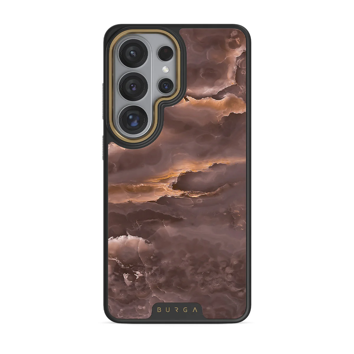 Fire Wood - Brown Marble Samsung Galaxy S26 Ultra Case - Image 5