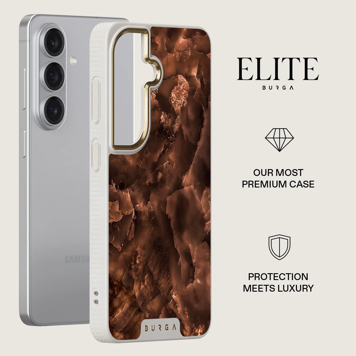 Toasted Chestnut - Brown Samsung Galaxy S26 Case - Image 27