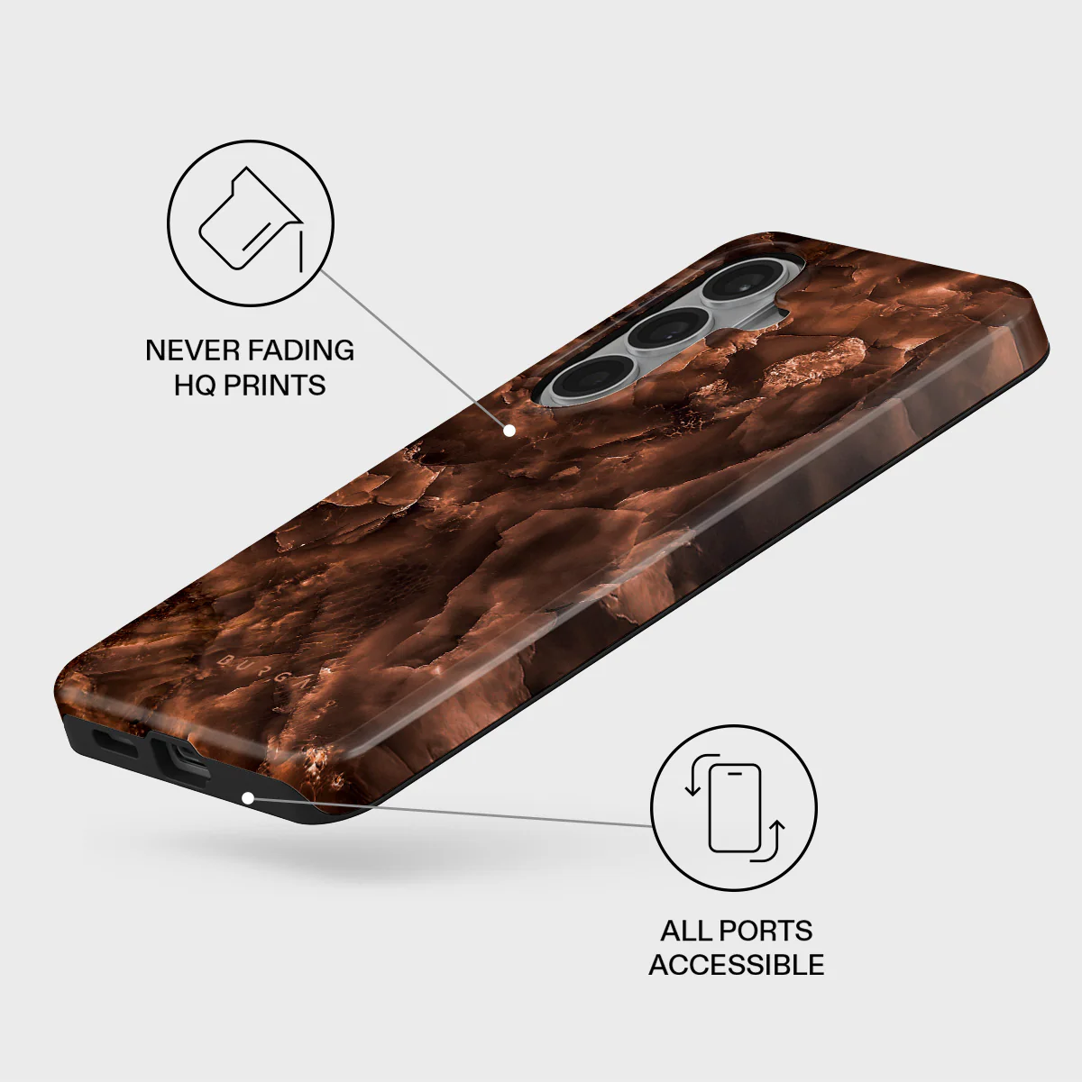 Toasted Chestnut - Brown Samsung Galaxy S26 Case - Image 3