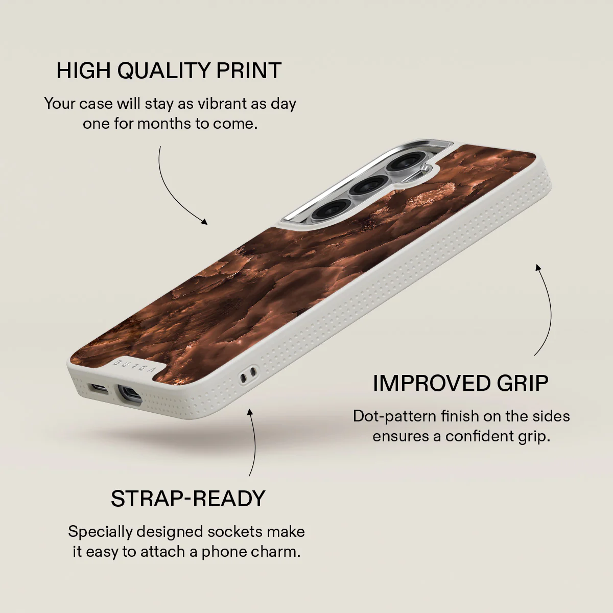 Toasted Chestnut - Brown Samsung Galaxy S26 Plus Case - Image 37