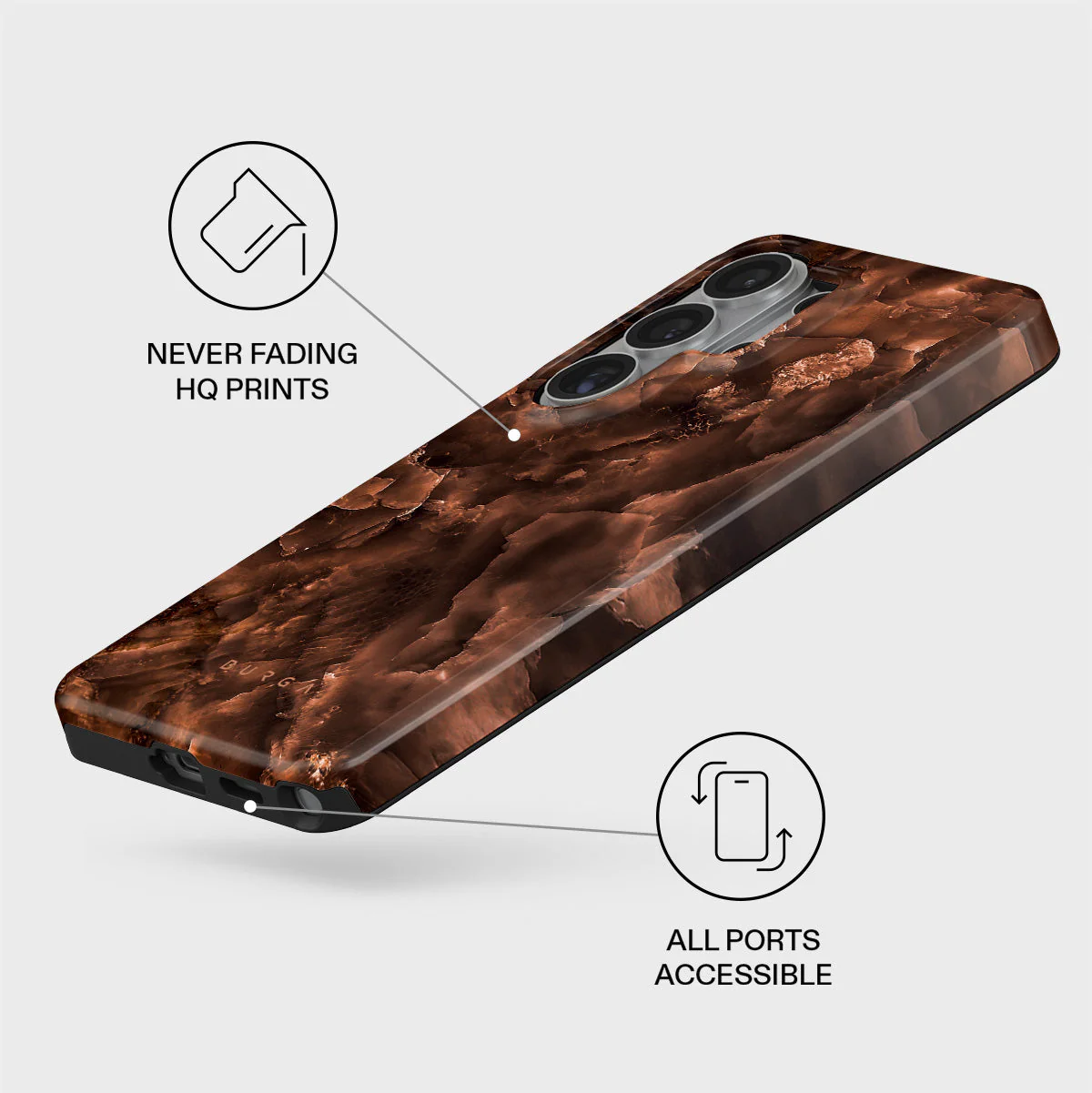 Toasted Chestnut - Brown Samsung Galaxy S26 Ultra Case - Image 3