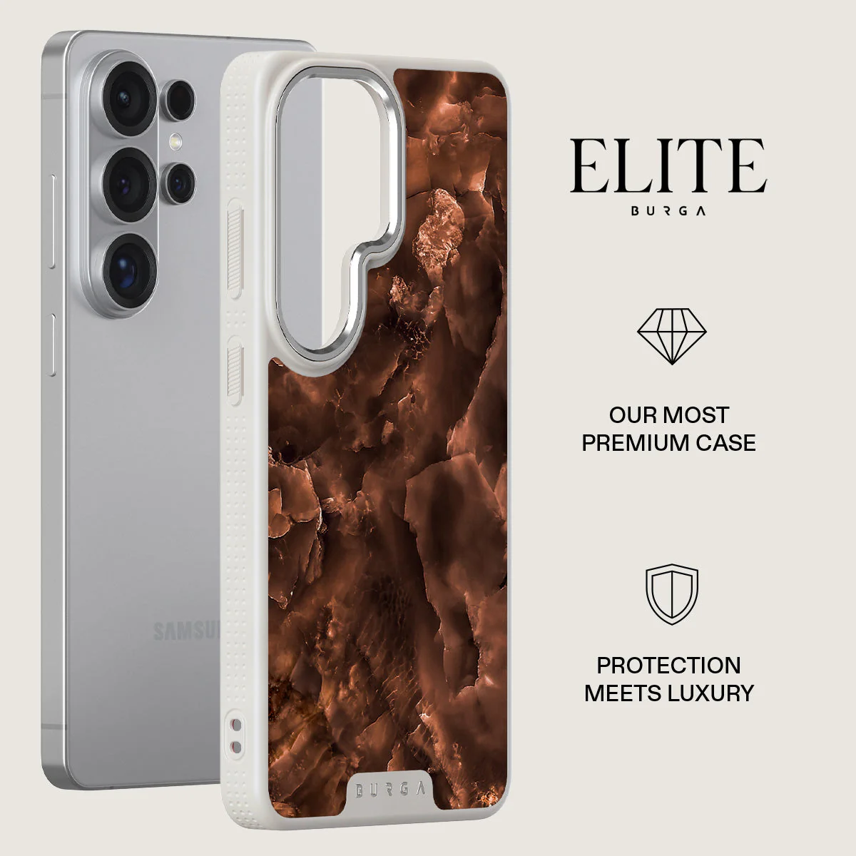 Toasted Chestnut - Brown Samsung Galaxy S26 Ultra Case - Image 34