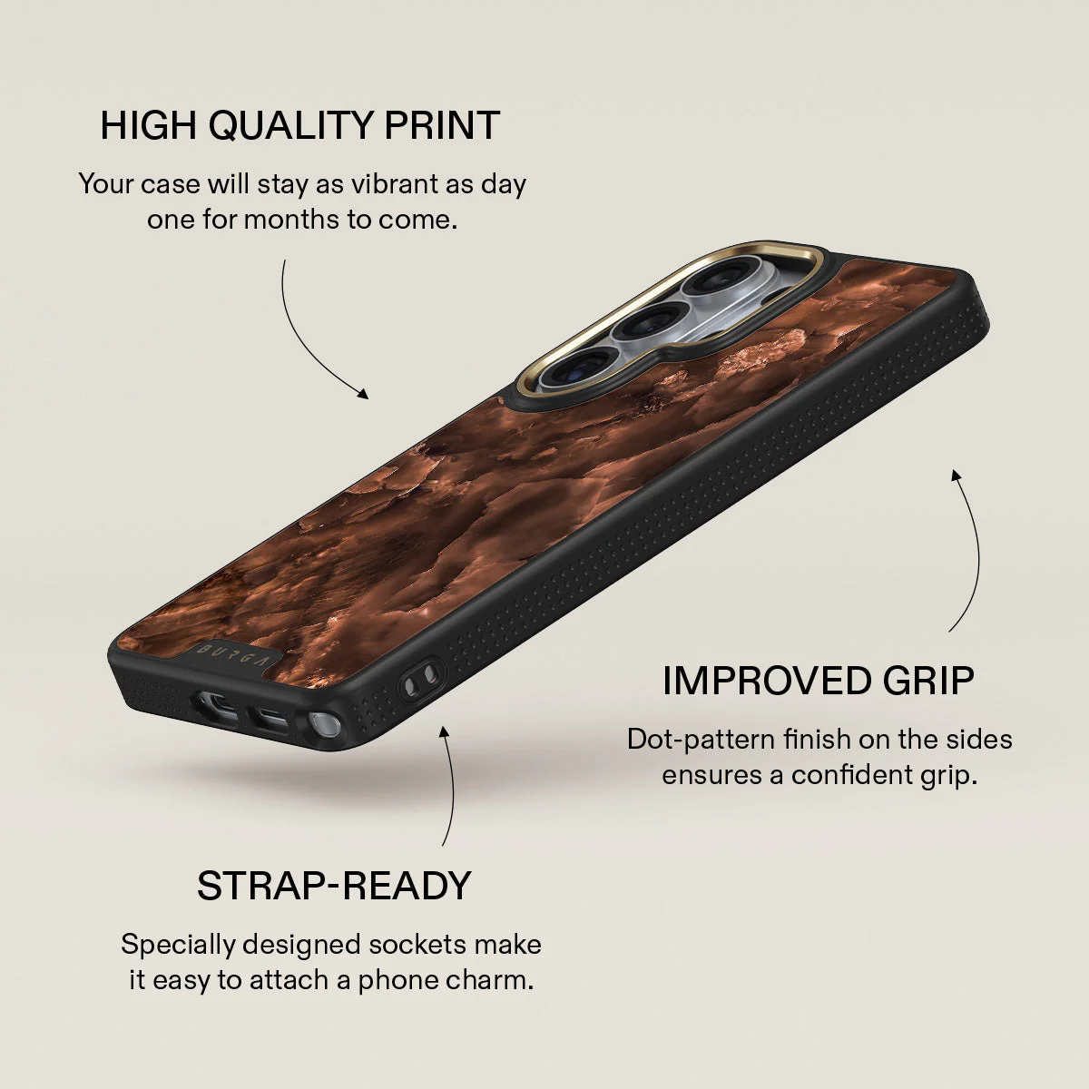 Toasted Chestnut - Brown Samsung Galaxy S26 Ultra Case - Image 9