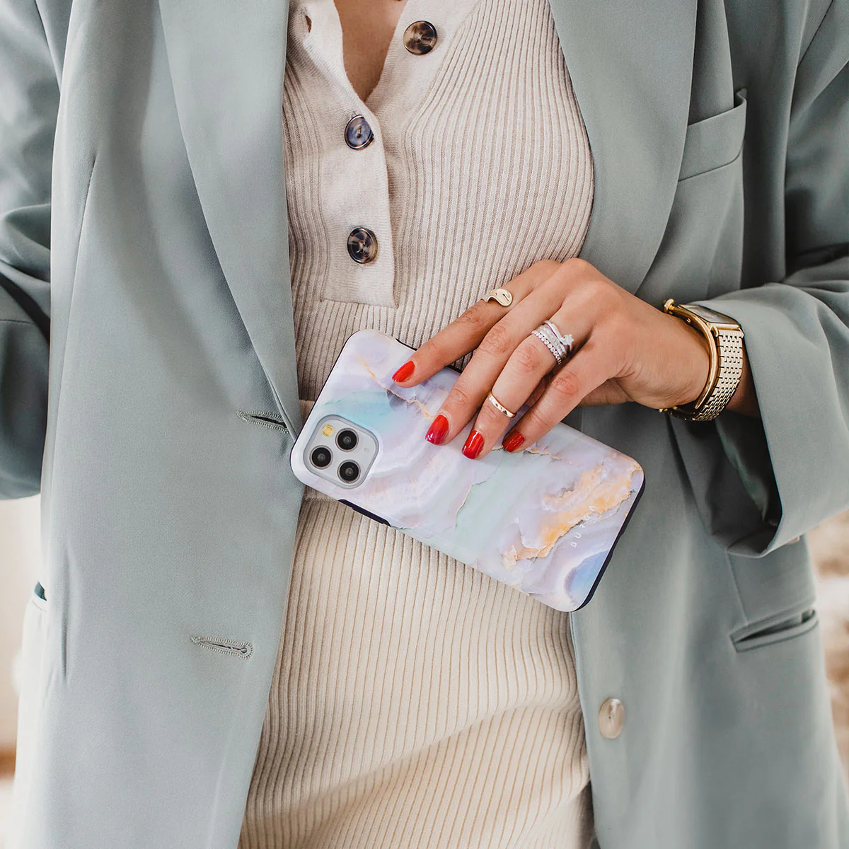 Pastel Hues - Colorful Marble iPhone 17e Case - Image 7