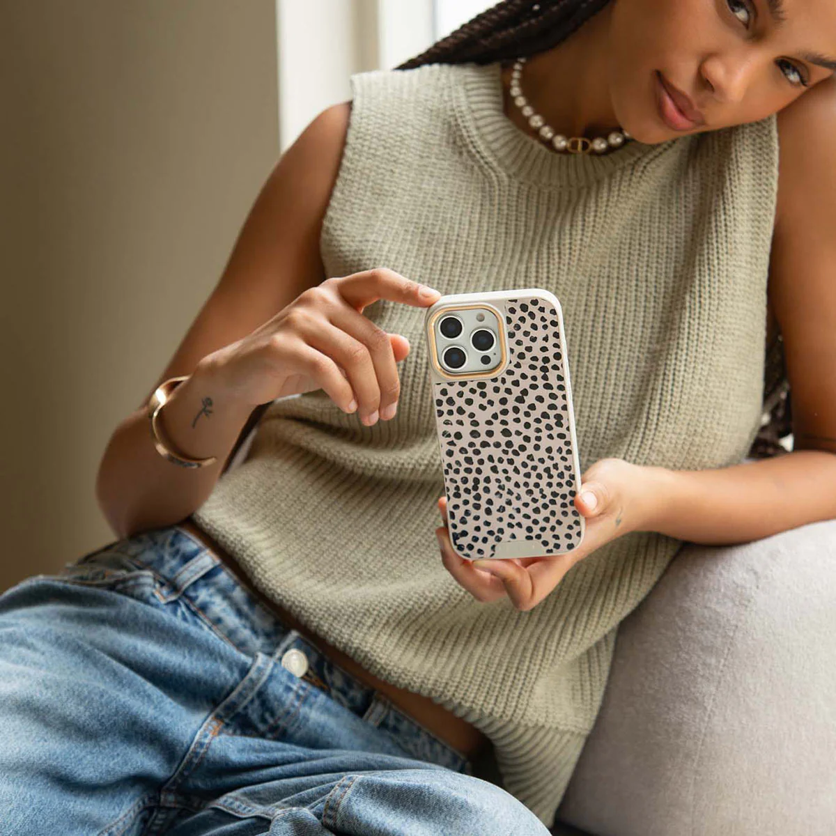 Almond Latte - Cute Samsung Galaxy S26 Plus Case - Image 77