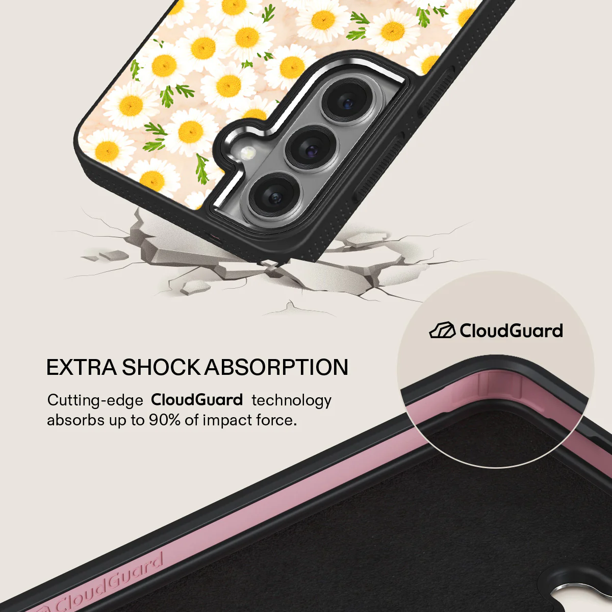 Pure Bliss - Daisy Samsung Galaxy S26 Plus Case - Image 14