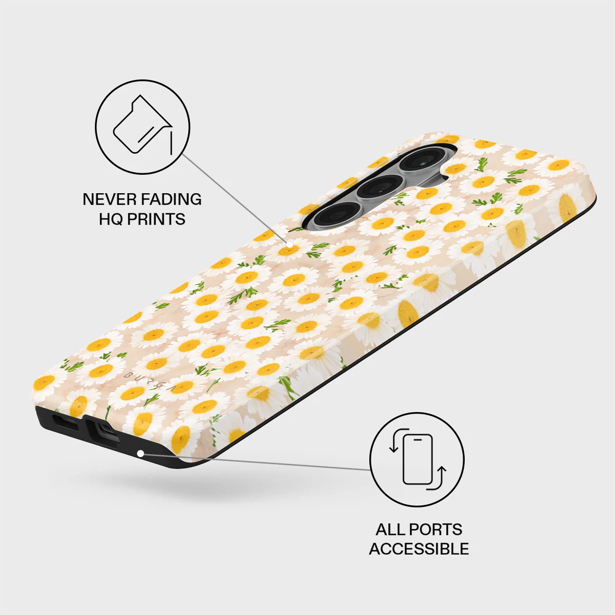 Pure Bliss - Daisy Samsung Galaxy S26 Plus Case - Image 3