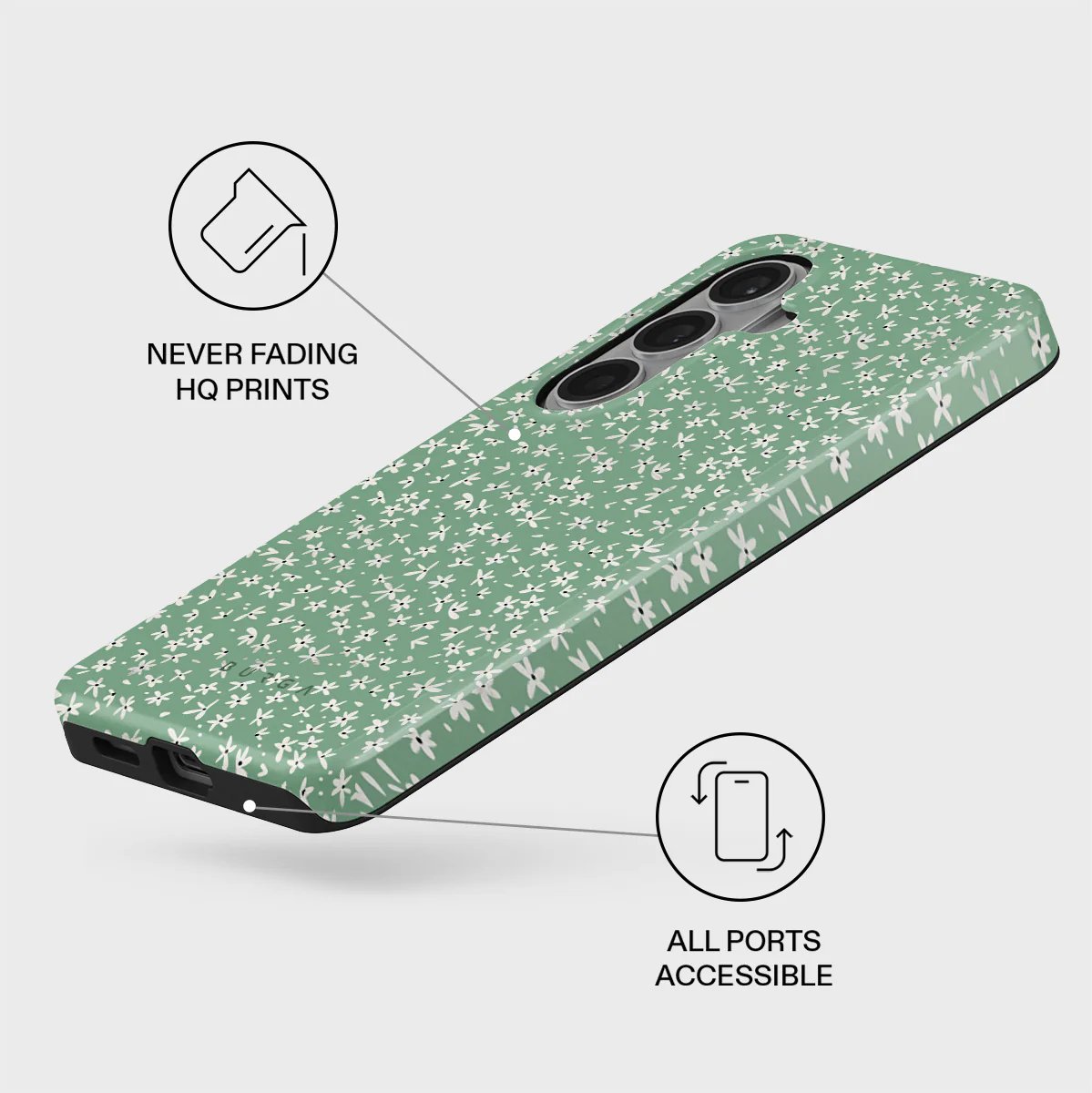 Lush Meadows - Floral Samsung Galaxy S26 Plus Case - Image 3